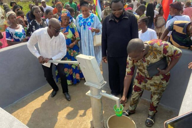 daniel ngueremi innauguration point d'eau