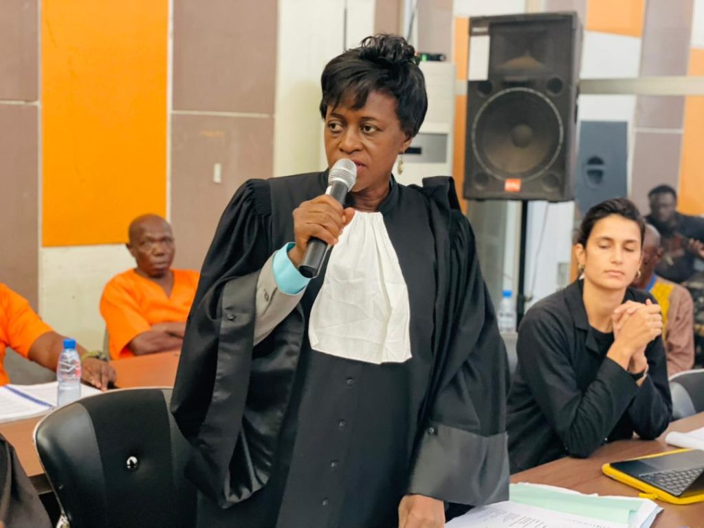 Centrafrique : ouverture du procès dit « Bossembélé » devant la Cour pénale spéciale image me edith douzima