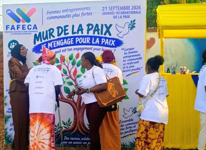 Centrafrique : le HFPP sensibilise les jeunes leaders à la culture de la paix paix 2